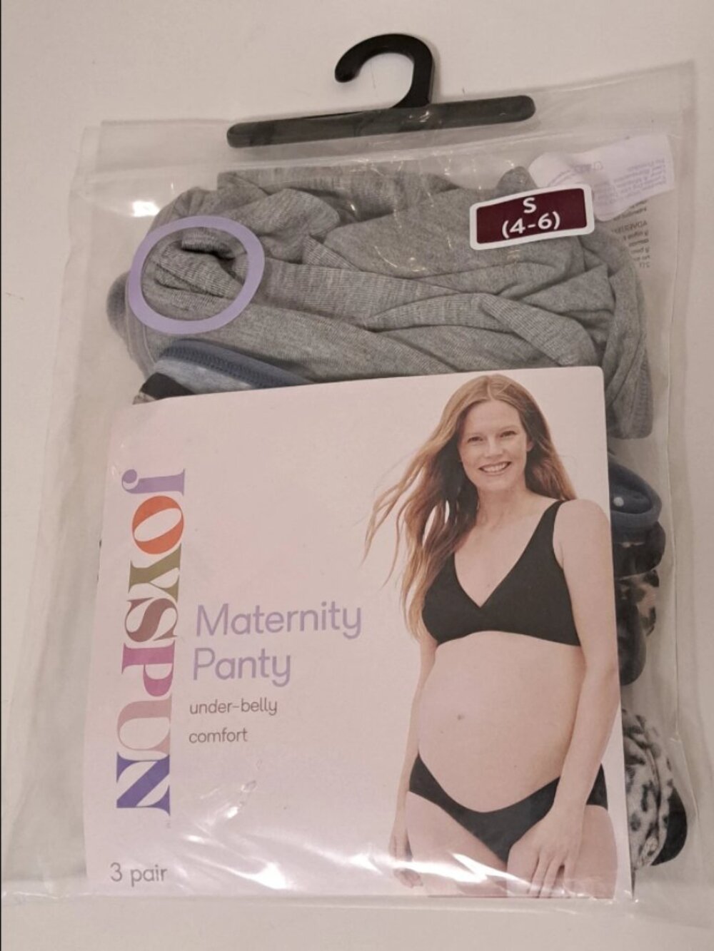 Joyspun 3 Pack Maternity Panty Under Belly Comfort Panty Size Small NWT